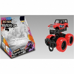 Машинка с краш-эффектом, пул-бэк, красная (Funky Toys, 60006)